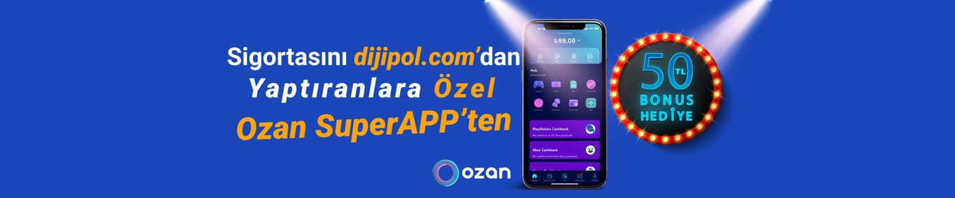 Ozan SuperAPP'ten 50 TL bonus